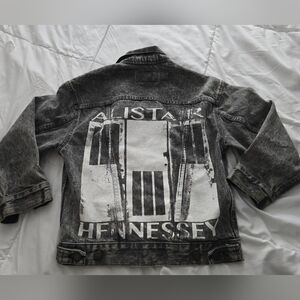 Levi's G Jean 80s 90s Chemical Acid Wash black denim jacket 57508-0256